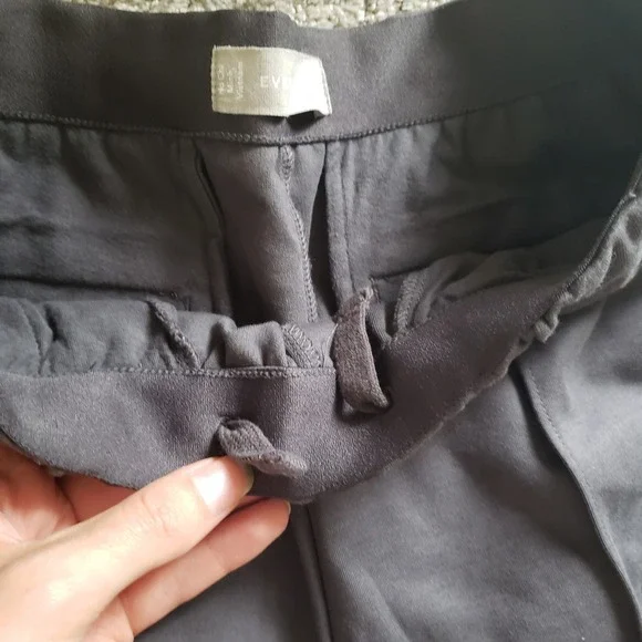 Everlane The Dream Pant Elastic Waist Pull On Career Casual Gray Size‎ 6 - Picture 9 of 11